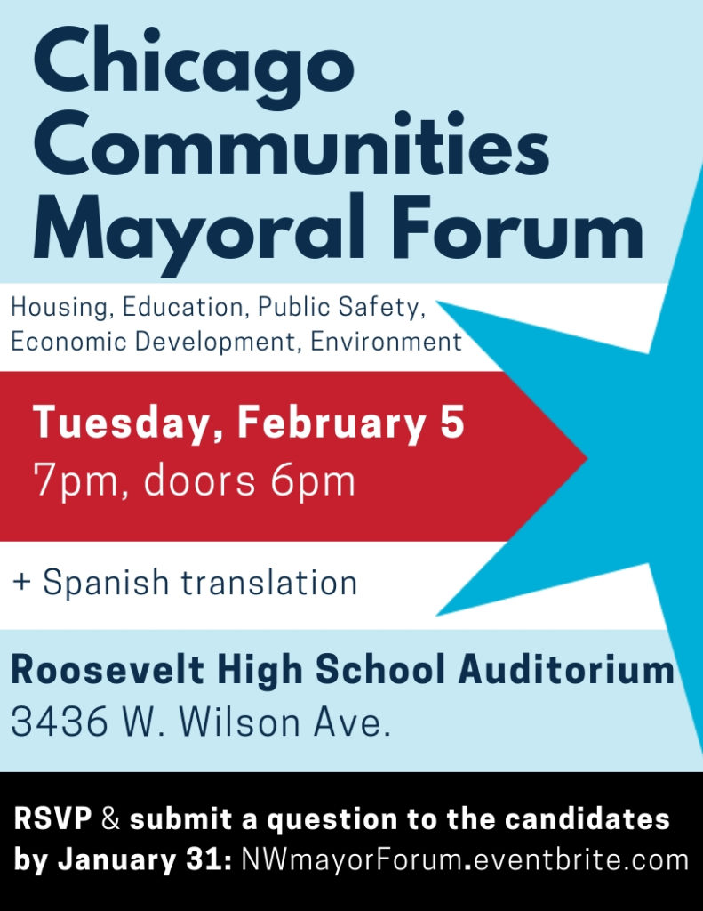 Chicago Communities Mayoral Forum North River Commission